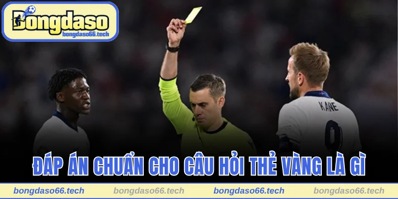 Đáp án chuẩn cho câu hỏi thẻ vàng là gì