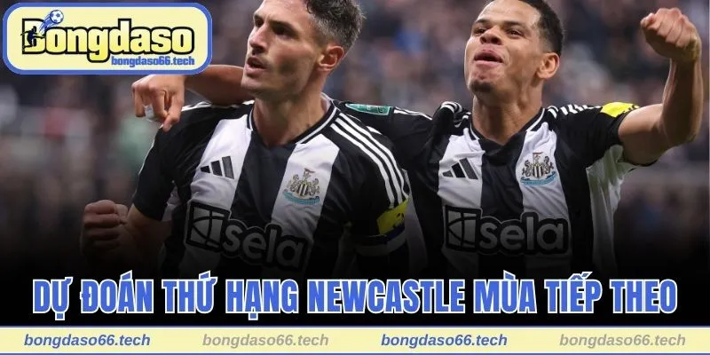 Dự đoán thứ hạng Newcastle mùa tiếp theo