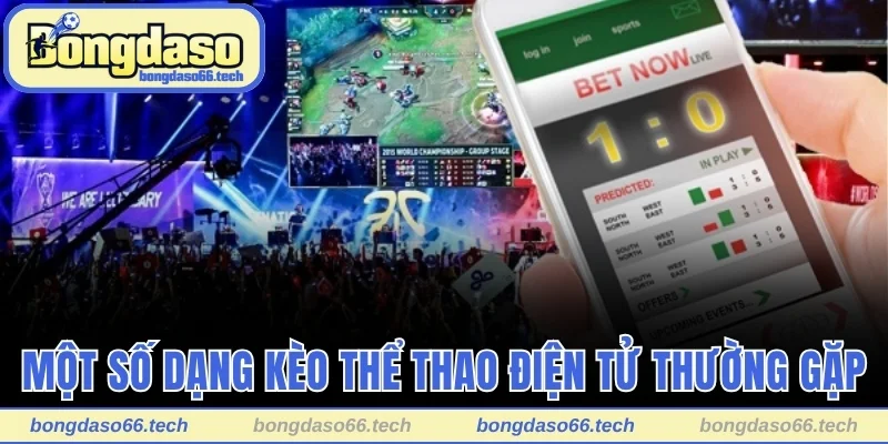 Một số dạng kèo thể thao điện tử thường gặp